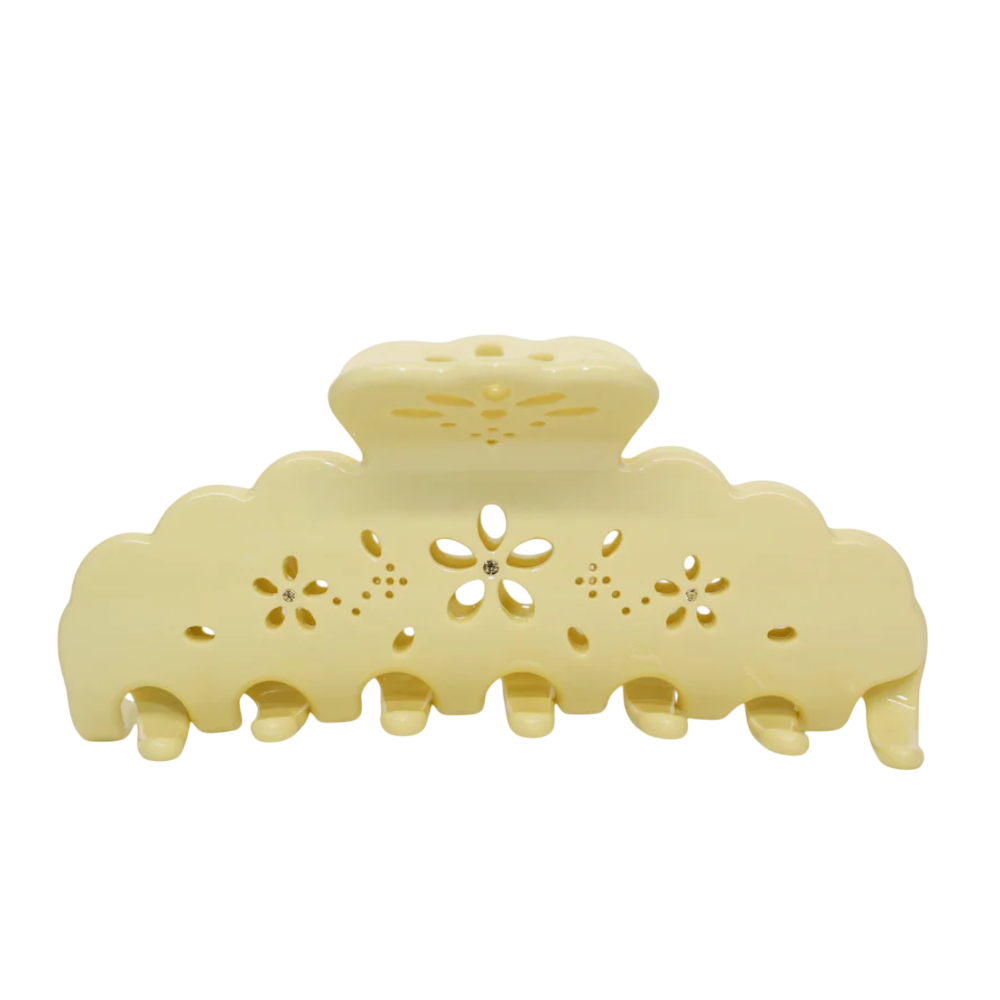 EMI JAY Big Effing Clip in Citrine Fleur Eyelet - Великий крабик для волосся "Citrine Fleur Eyelet"